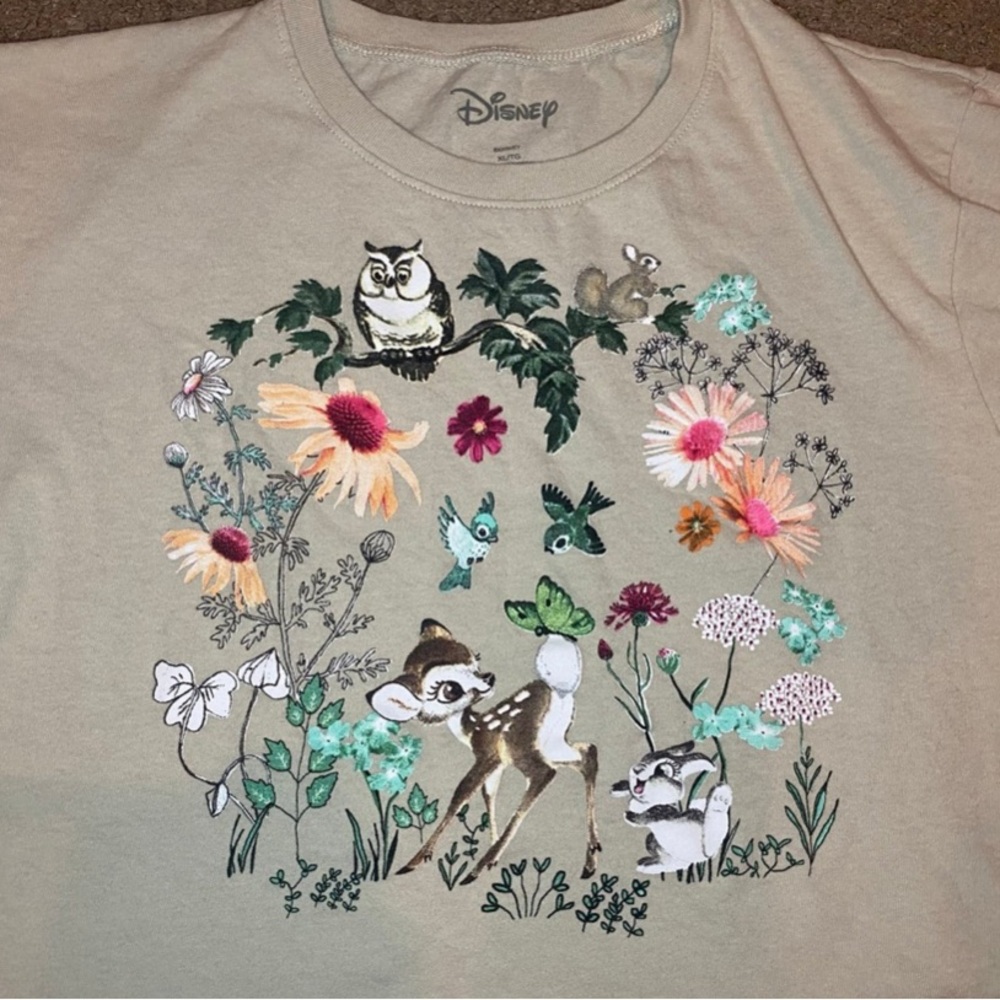 Disney Bambi Graphic Crop Top T-Shirt